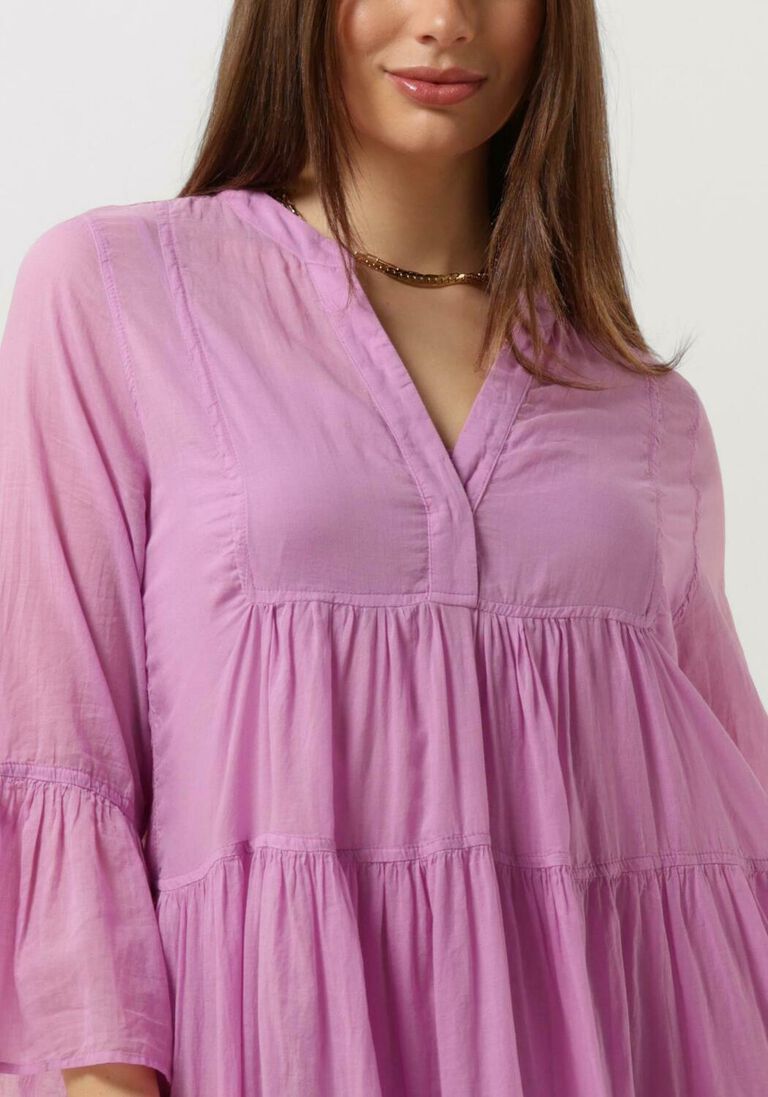 DEVOTION lila devotion maxi jurk manousia