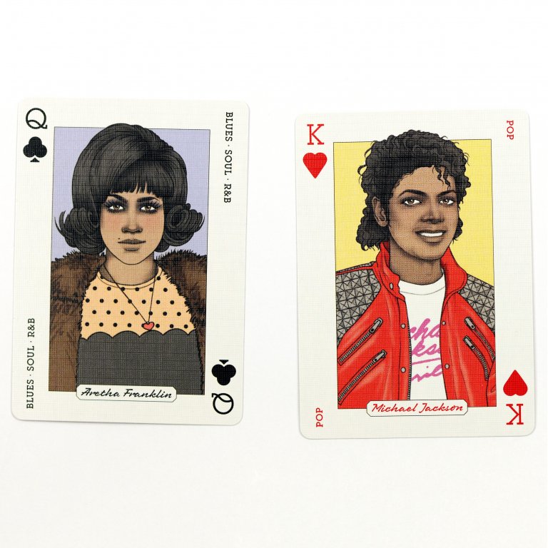 Laurence King Verlag Musik-Genies Spielkarten