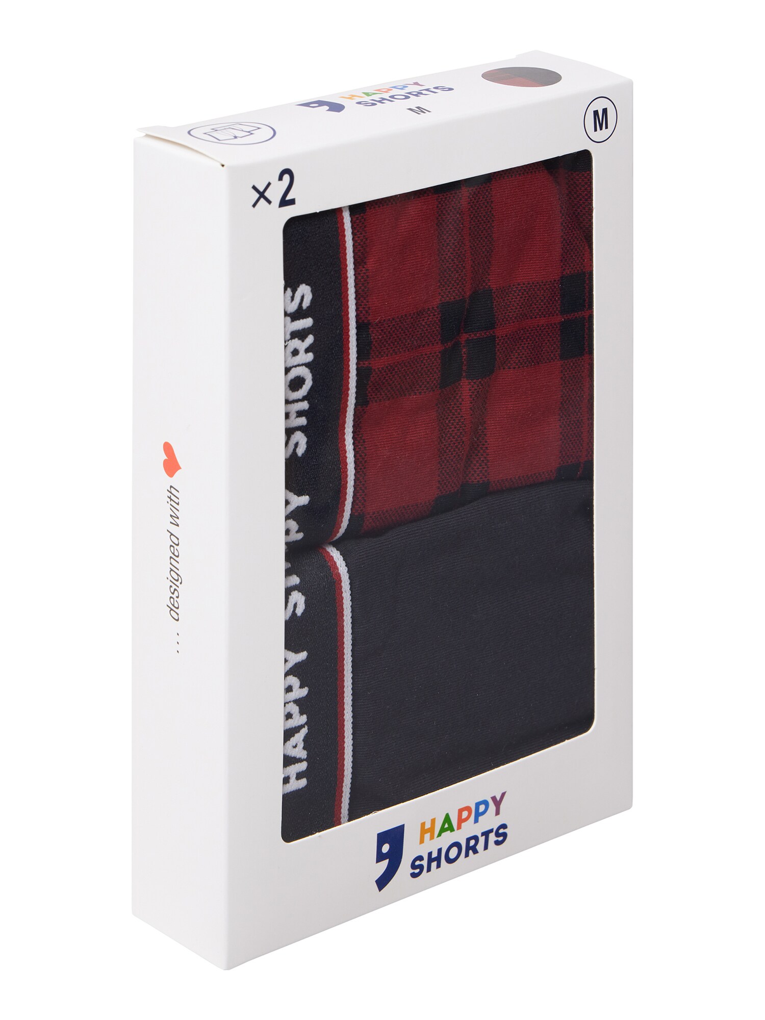Happy Shorts Herren Retro Pants Trunks 2er Pack