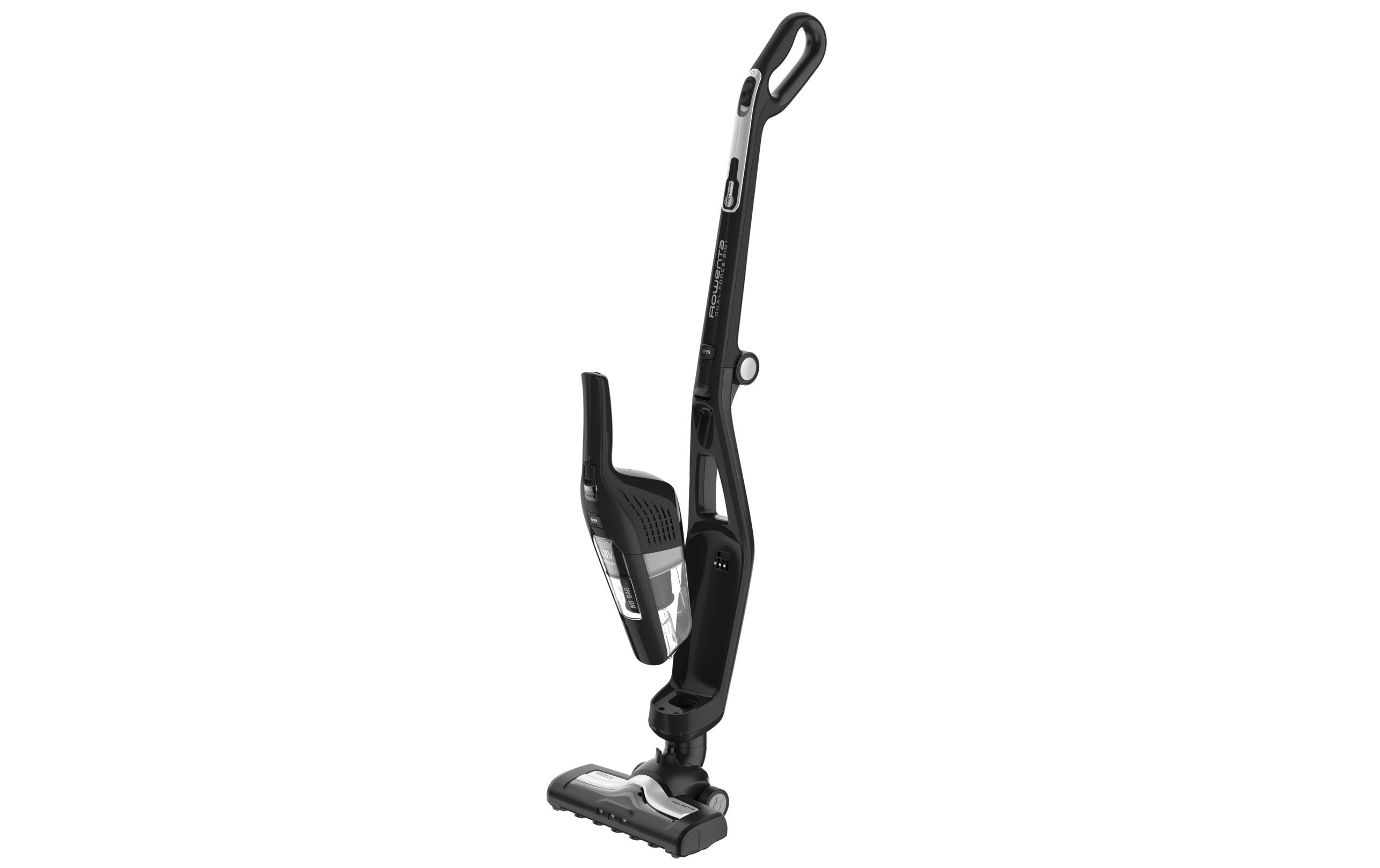 Akku-Hand- und Stielsauger Dual Force Schwarz<br>Kabelloser 2-in-1-Stabstaubsauger mit Handstaubsauger