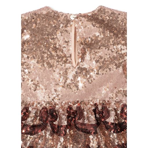 Konges Sløjd Starla Bow Wow Kjole, Gold Blush, 104 cm
