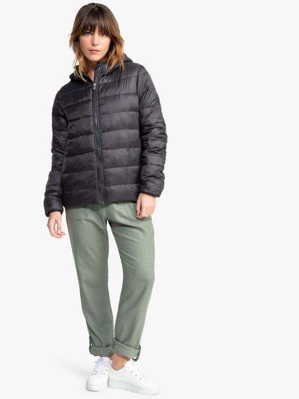 Wind Bliss Hooded Veste matelassée compacte Noir Femme