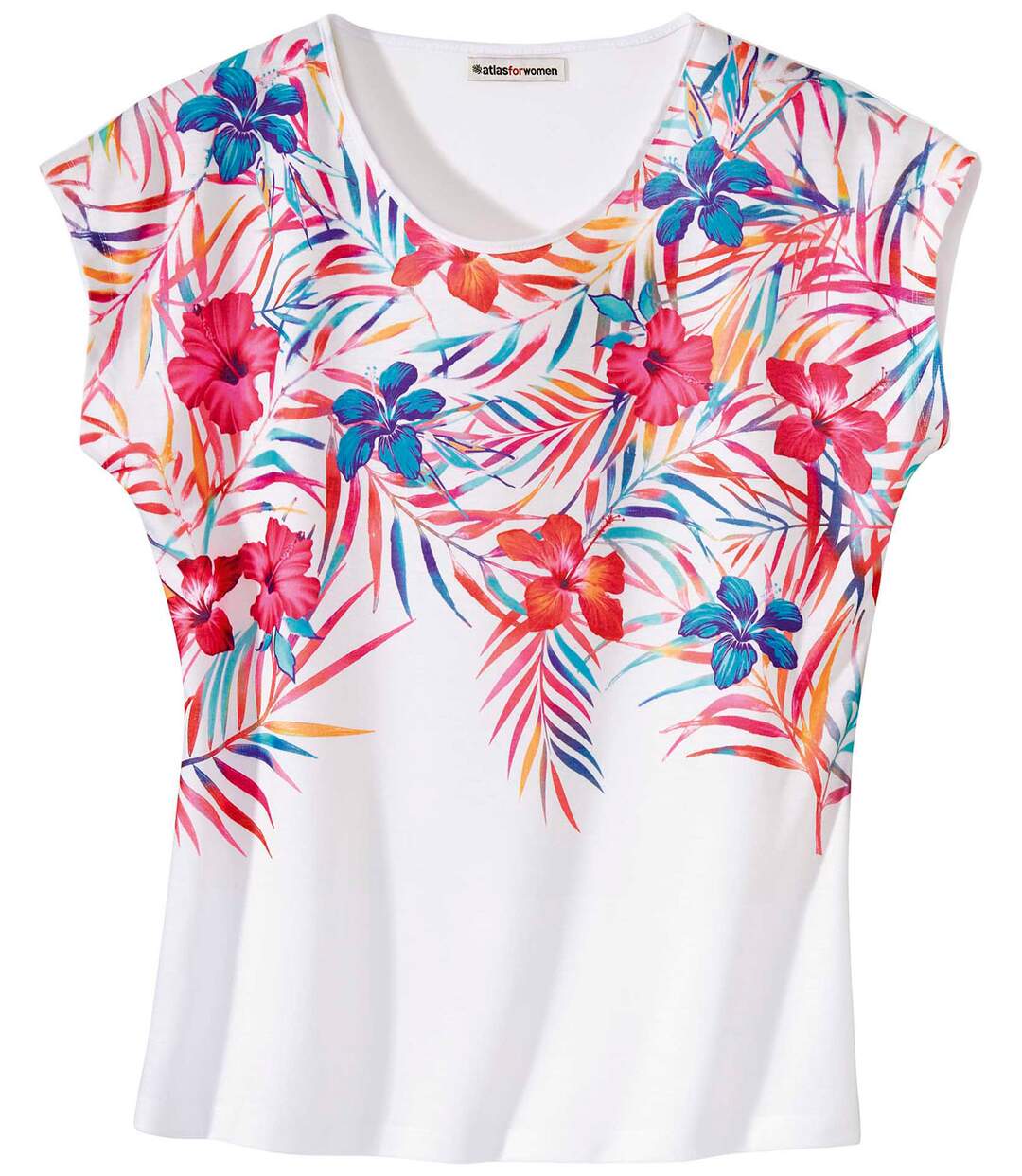 Tee-Shirt Imprimé Hibiscus