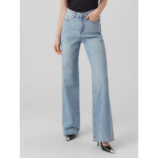 Vero Moda Tessa Højtaljede Jeans, Light Blue Denim, W29/L34