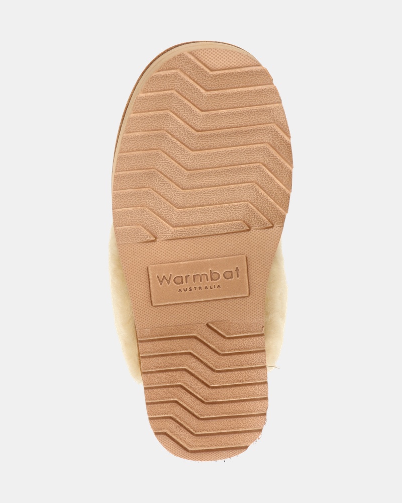 Warmbat Australia Flurry Plateau Pantoffels  - cognac