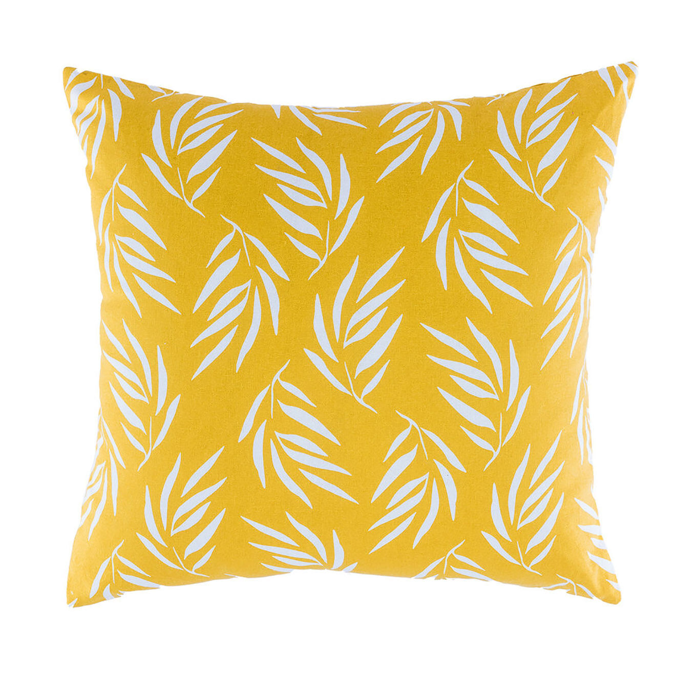 Febronie Housse de coussin d'extérieur Foliage jaune - 50x50 cm