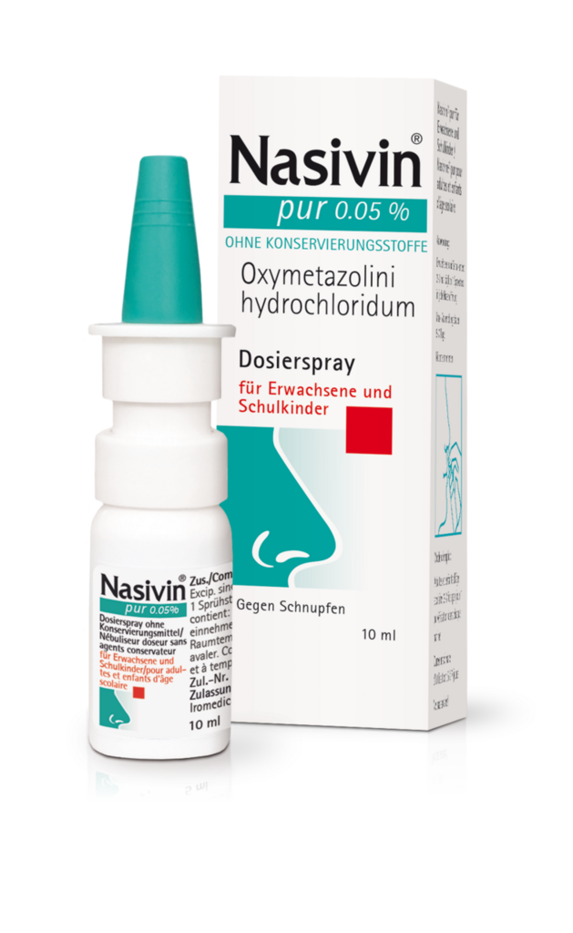 NASIVINE Pur Dosierspray 0.05 % Nasenspr 10 ml