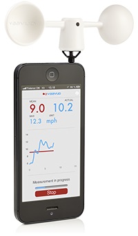 Vaavud Smartphone Wind Meter Red