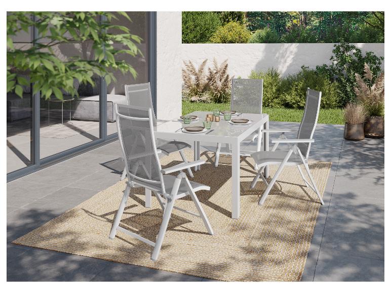 Aluminium tuinset Houston 5-delig
