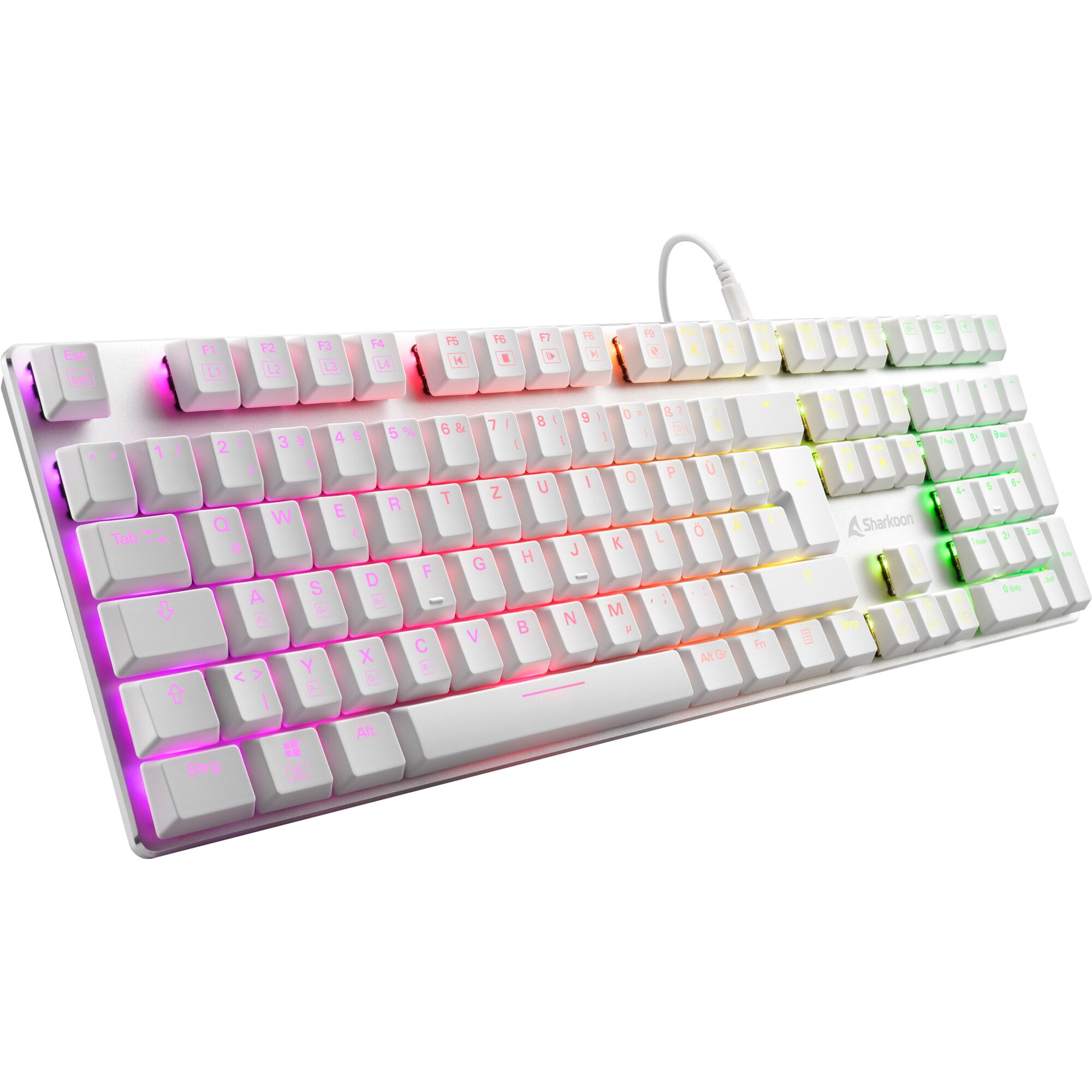 Sharkoon Gaming-Tastatur PureWriter RGB