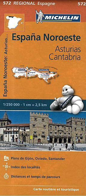 MICHELIN - 572 ASTURIAS CANTABRIA 1 250 000