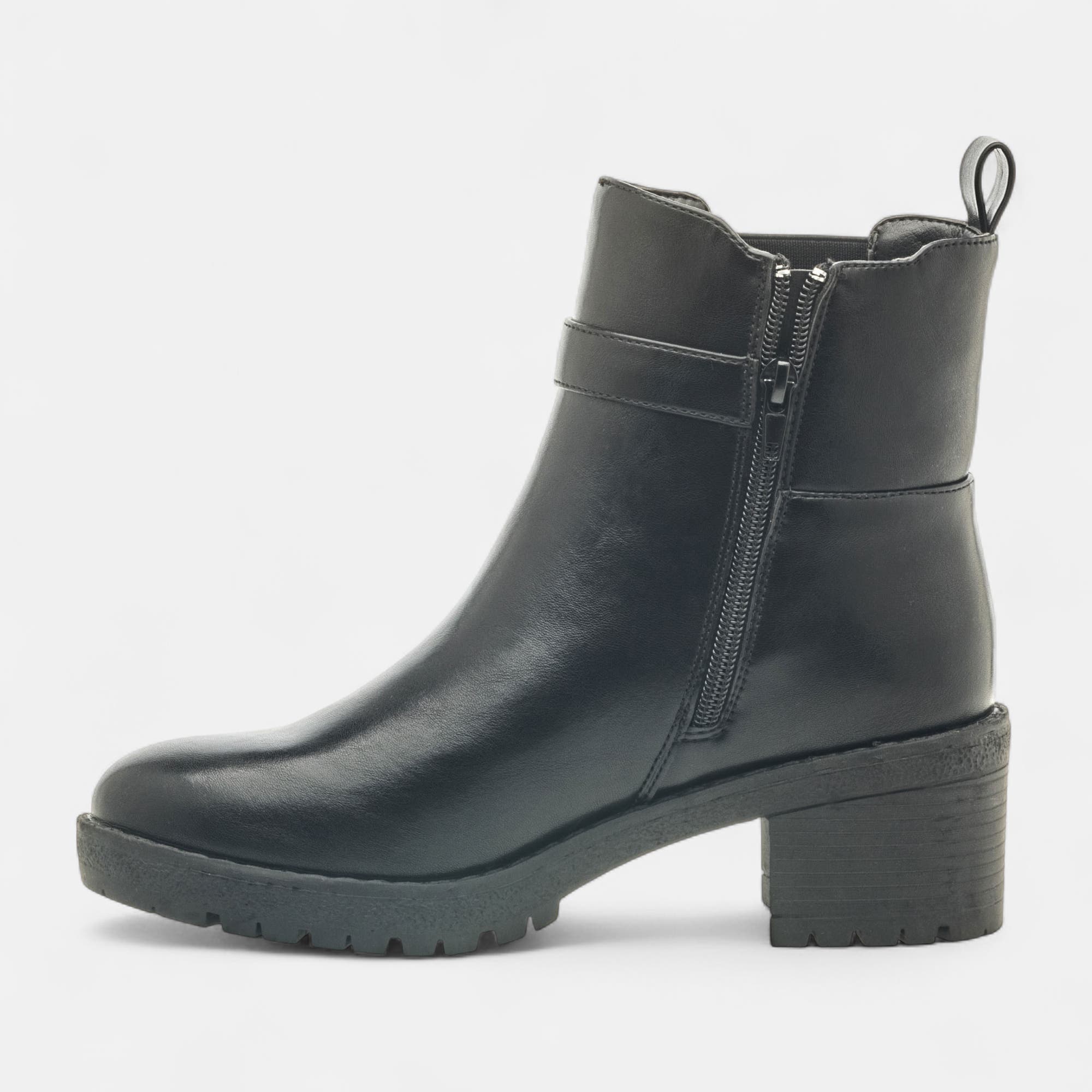 Boots à talon Femme noir