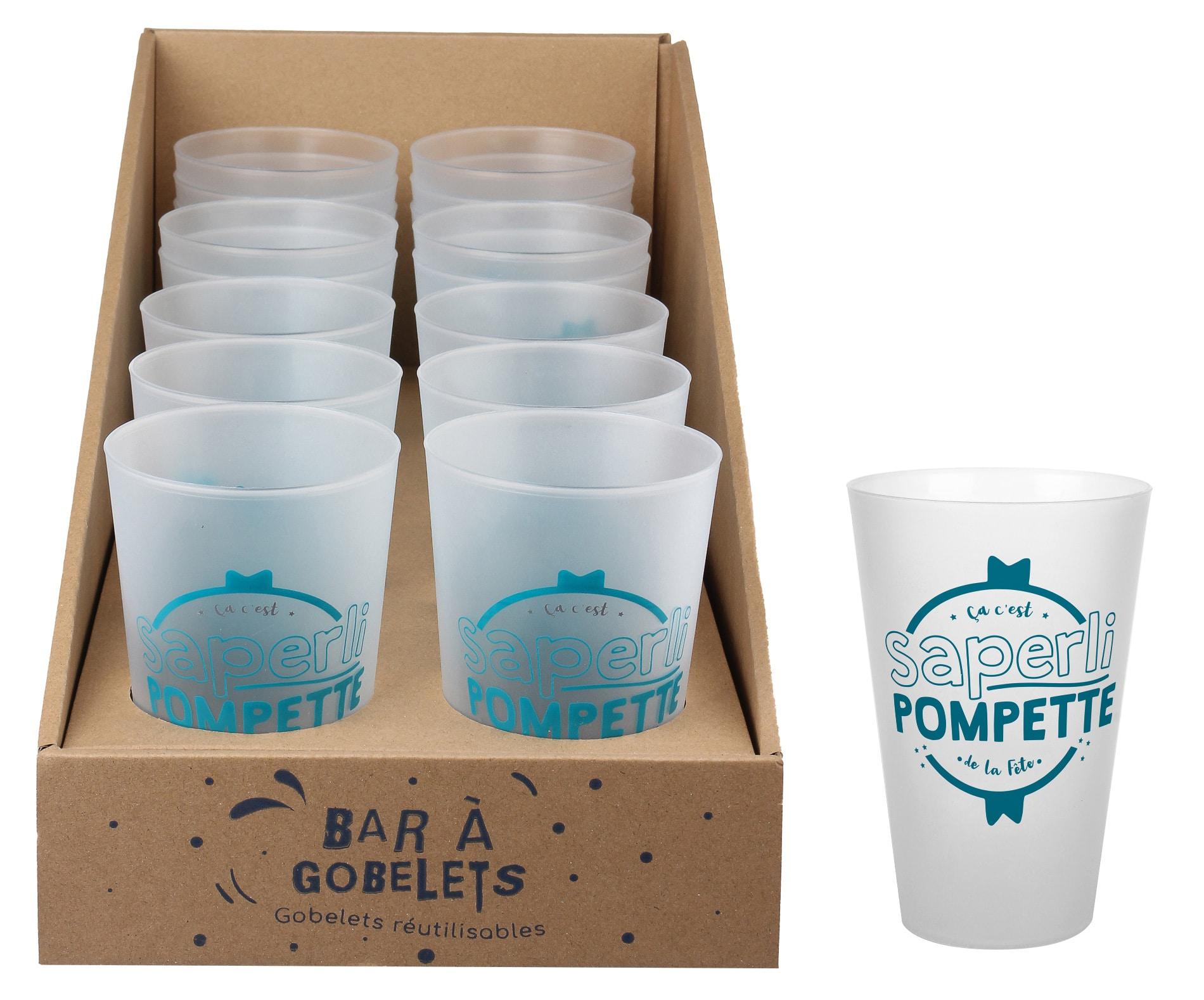 GOBELET 40CL SAPERLIPOMPETTE