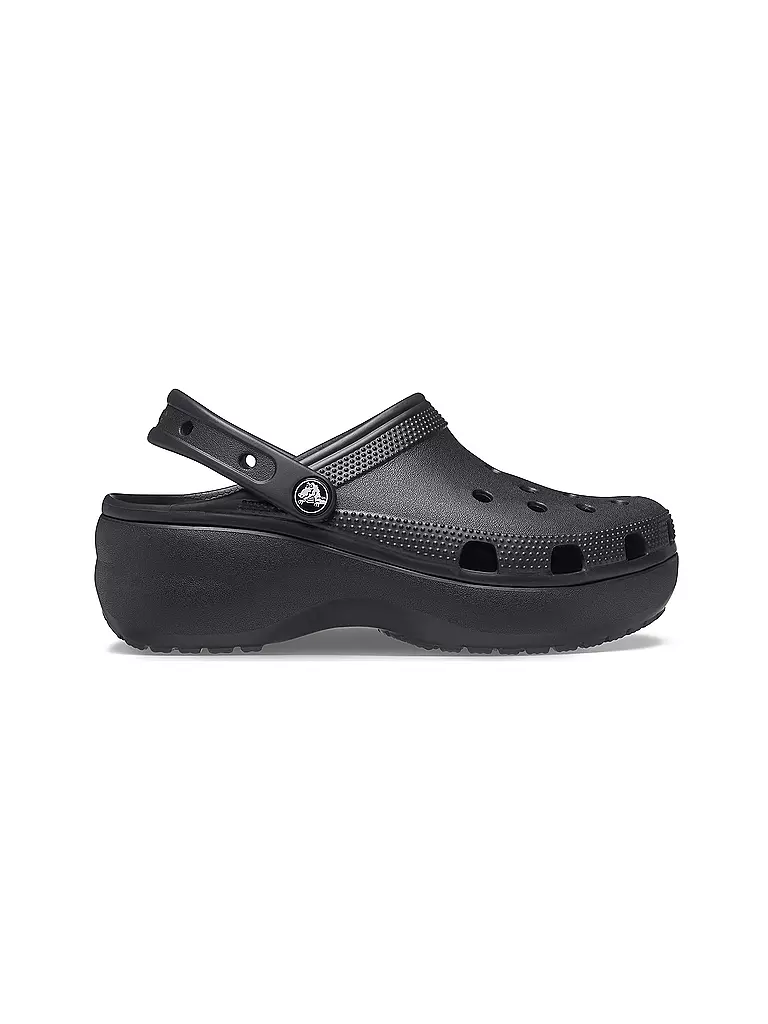 CROCS Pantoletten CLASSIC PLATFORM CLOG schwarz