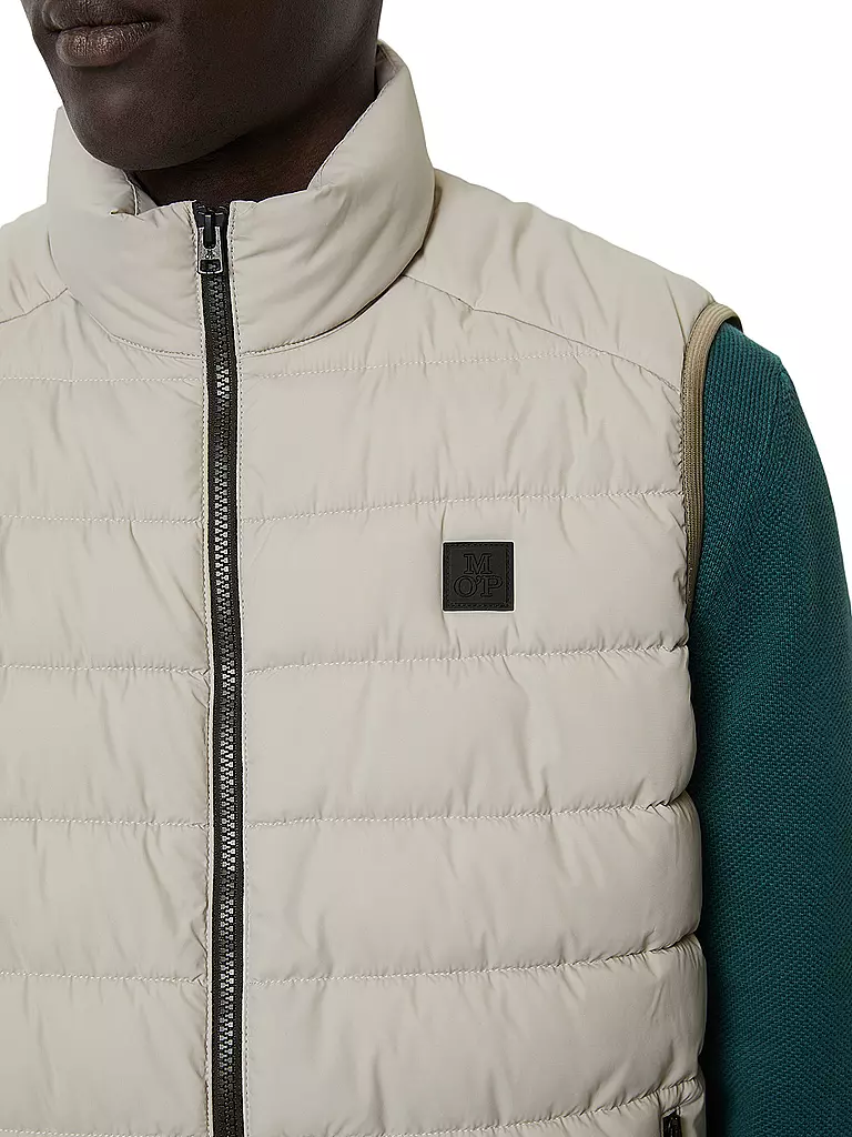 MARC O'POLO Steppgilet grau