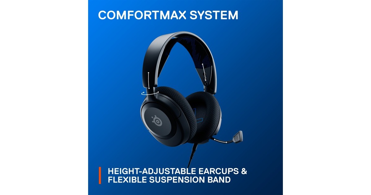 SteelSeriesArctis Nova 1P over-ear gaming headset  (Zwart, Pc, PlayStation 4, PlayStation 5, Xbox, Nintendo Switch)