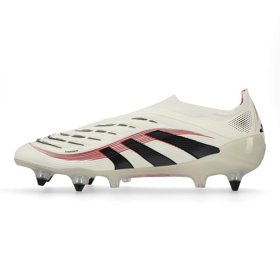 adidas Predator Elite Laceless SG Champagne - Blanc/Noir/Pure Ruby