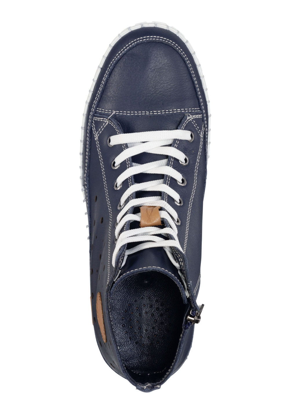 Gemini Schnür-Bootie mit luftiger Perforation und Lederapplikation