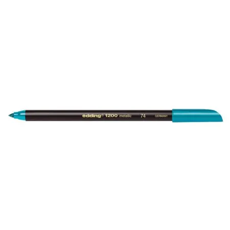 edding 1200m Fasermaler colourpen metallic, 1-3mm, grün