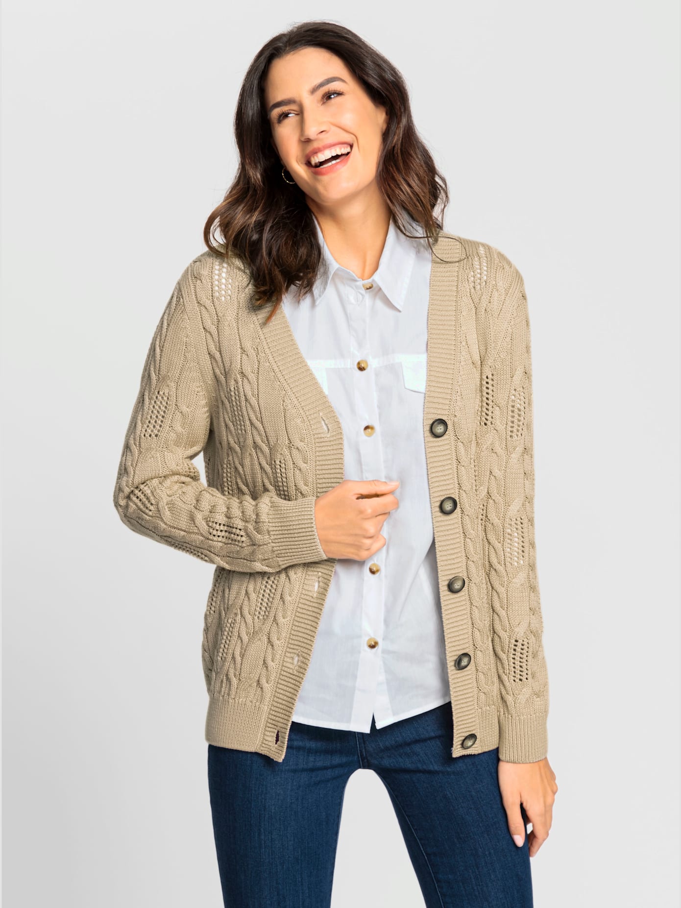 Veste en tricot 50% coton
