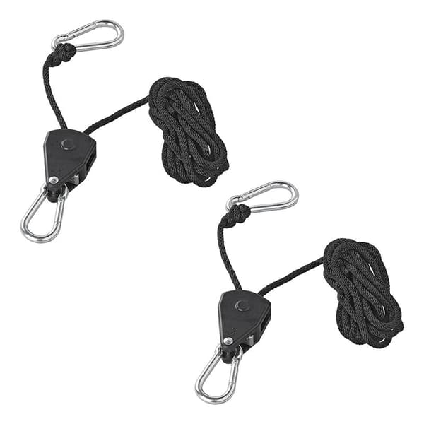 Talje med skralle og tau - sett med 2 stk 68kg