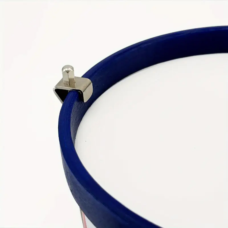 (Ø22cm) Kinder Trommel Fasnachts Kostüm Zubehör Motto Party Accessoire inkl. Verstellbarem Schultergurt - Weiss / Blau / Rot