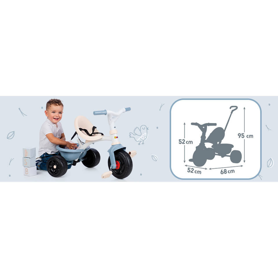 Smoby Be Fun driewieler - zachtblauw