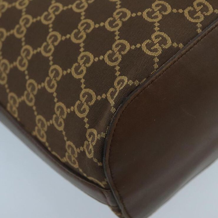 Gucci Vintage Gucci Shoulder Bag Brown