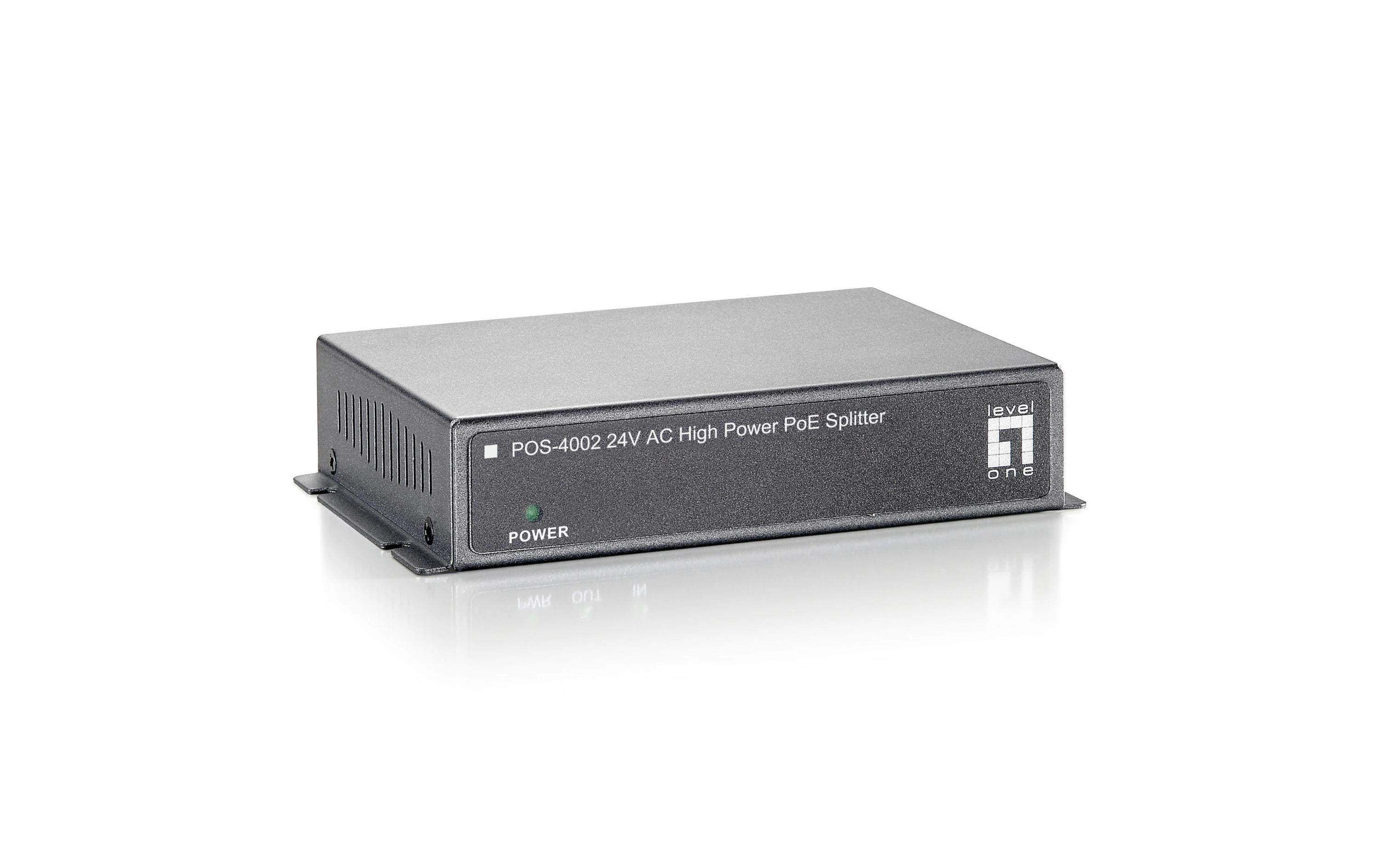 PoE Splitter POS-4002<br>Hochleistungs-PoE-Splitter
