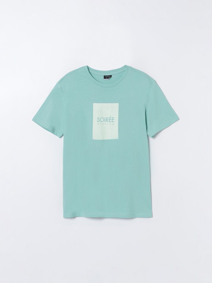 Pacote com 4 camisetas estampadas - Verde Escuro