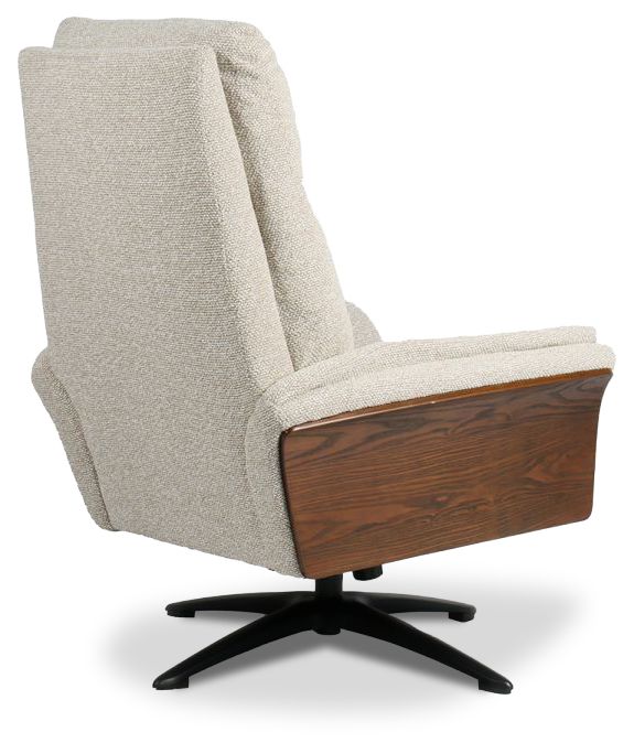 Relaxfauteuil met hocker Naturel DA-89.004 Zenza B76 x D91 x H109 cm