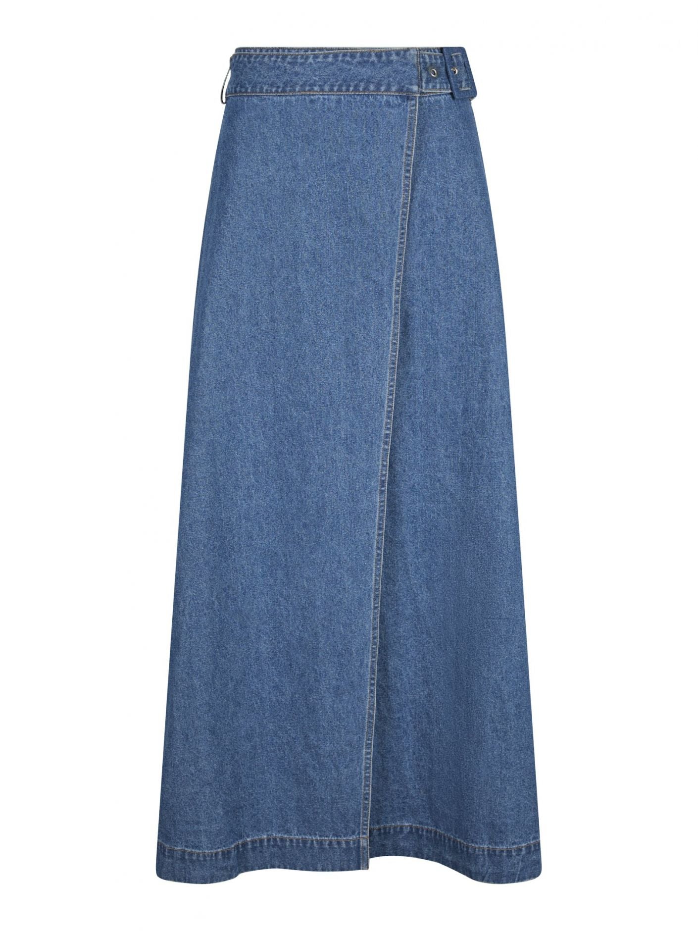 Neo Noir  Nina Wrap denimnederdel - blå