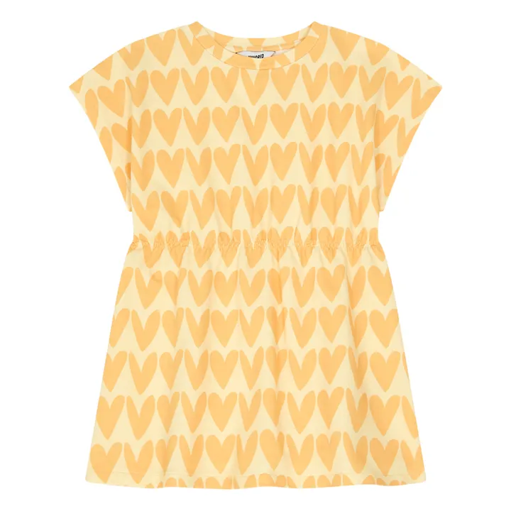Hundred Pieces Robe Courte Coton Elasthanne | Jaune pâle