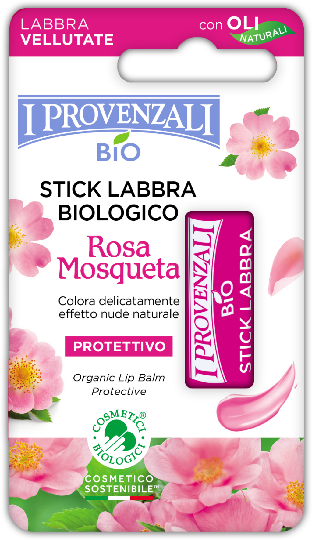 I PROVENZALI  Rosa Mosqueta Lippenbalsam, 5,50 ml