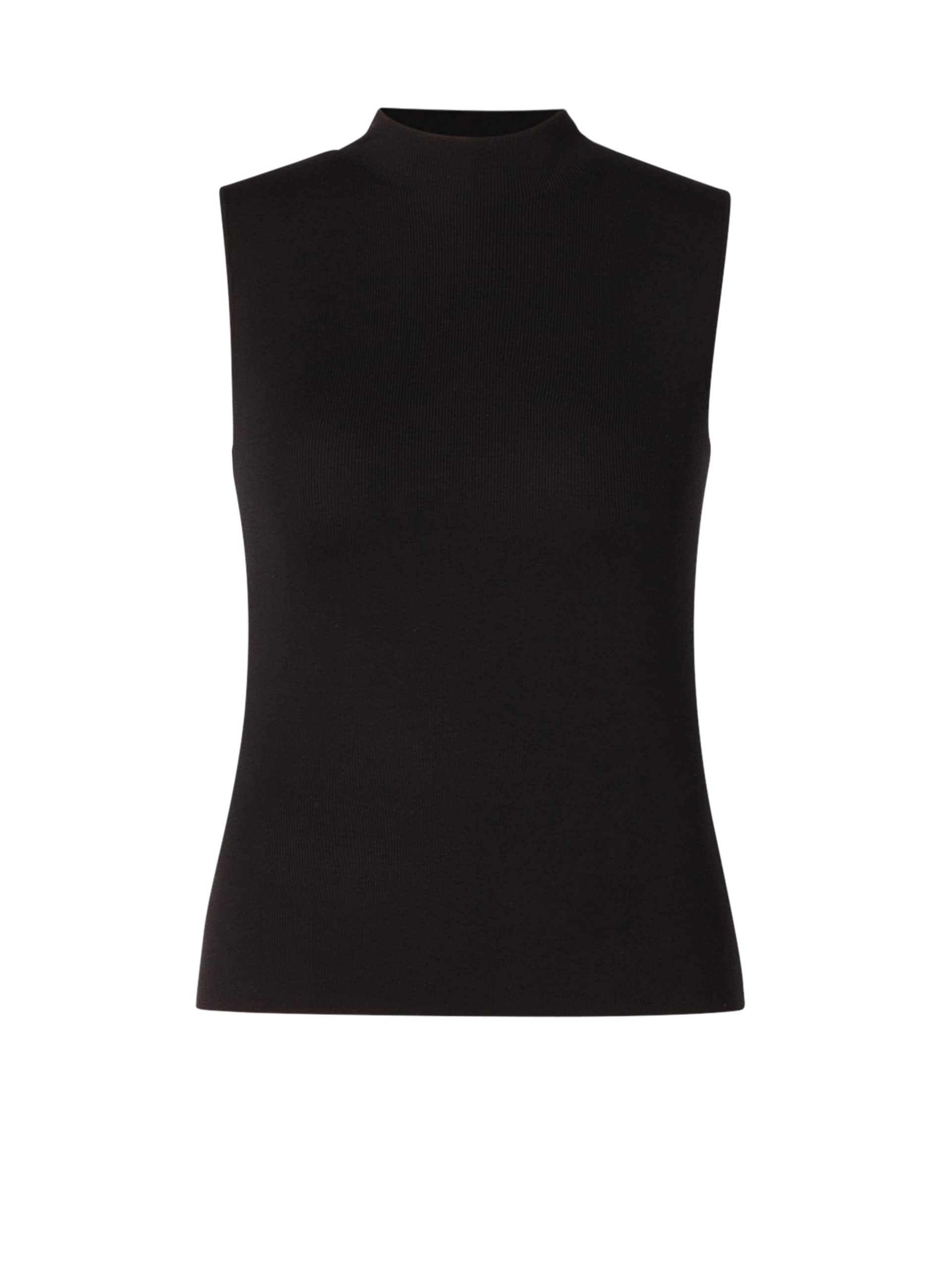 Base Level Curvy Ripptanktop , mit hochgeschlossenem Kragen, ärmellos
