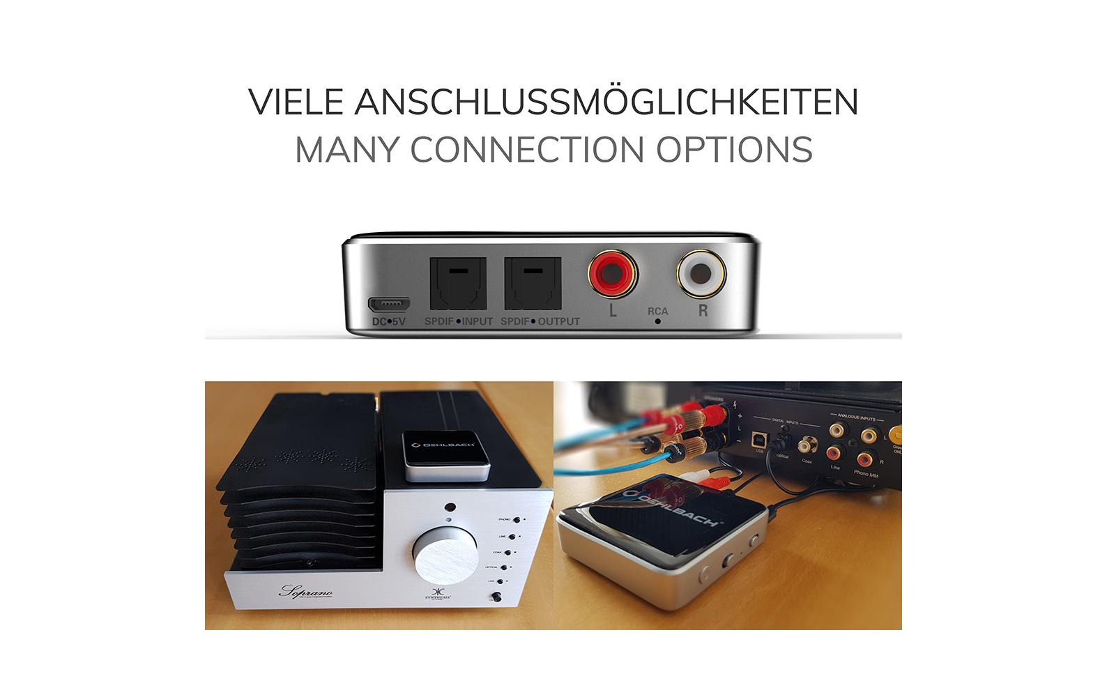 Bluetooth Adapter BTR Evolution 5.0 Schwarz<br>Bluetooth 5.0 Transmitter / Receiver