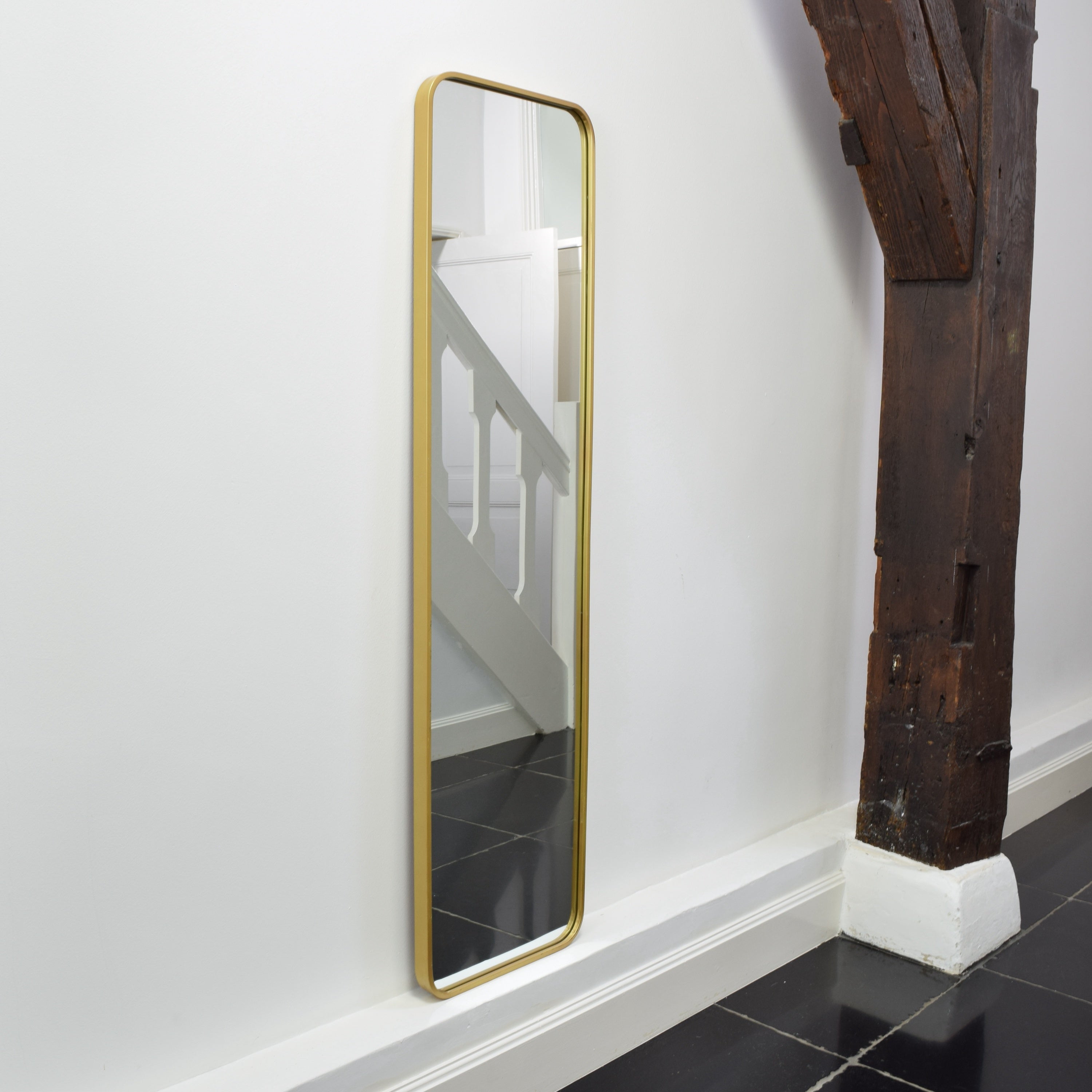 Fragix Boston Passpiegel - Goud - Metaal - 150x40