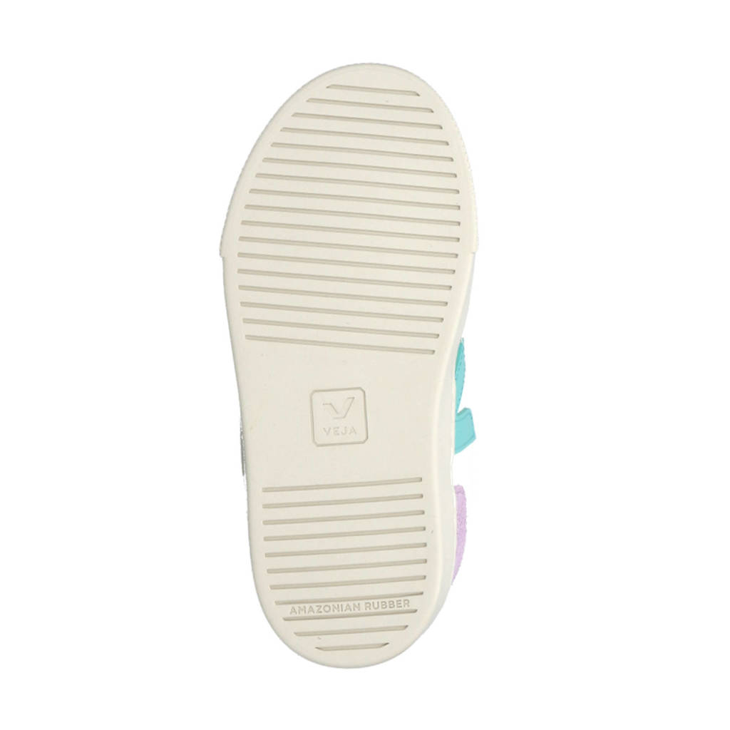 Veja Small V-10leren sneakers lila multi