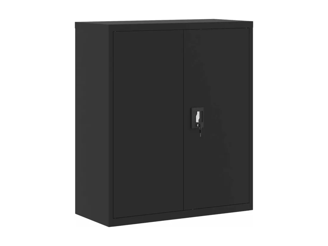 Classeur noir 90x40x105 cm acier