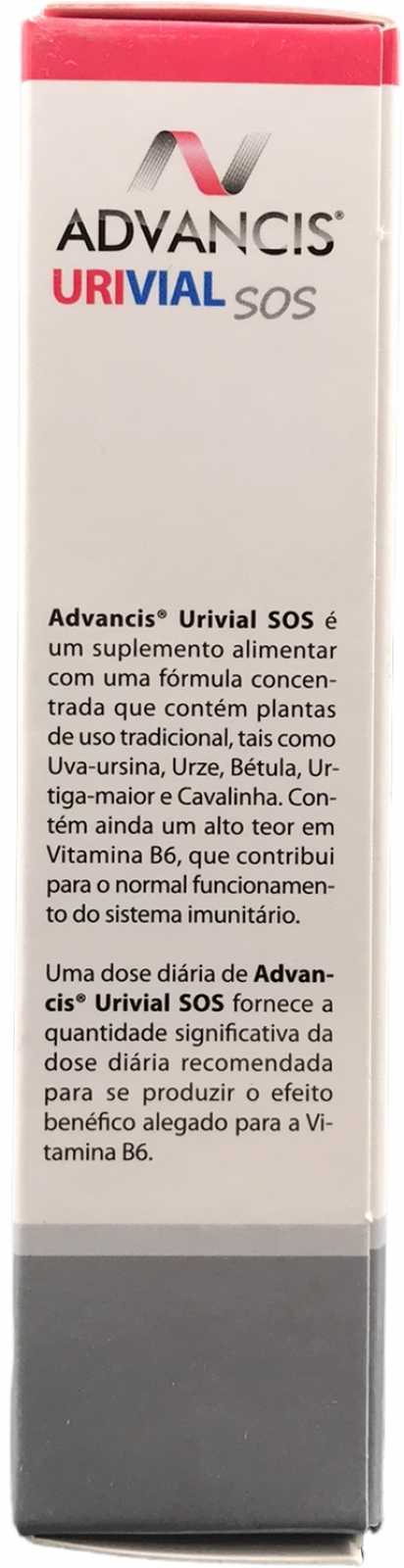 Advancis Urival SOS 15 frascos