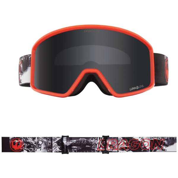 Masque de ski DRAGON DXT OTG MANGA/LLDARKSMOKE