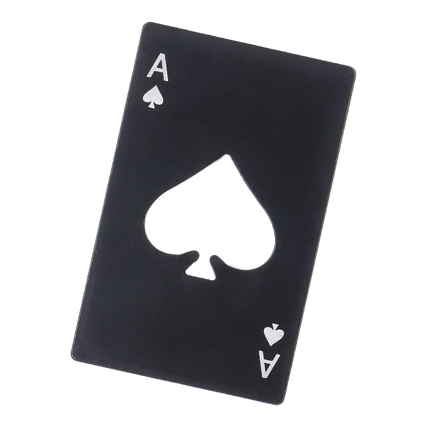 Flaschenöffner Poker, schwarz