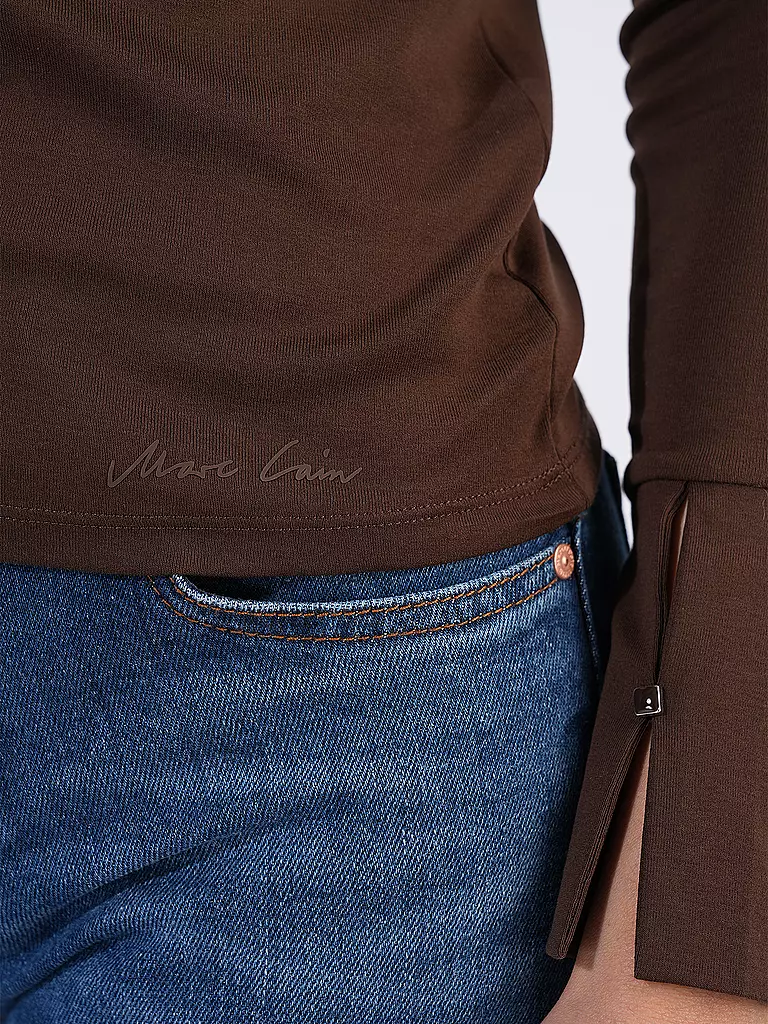 MARC CAIN Rollkragenpullover braun