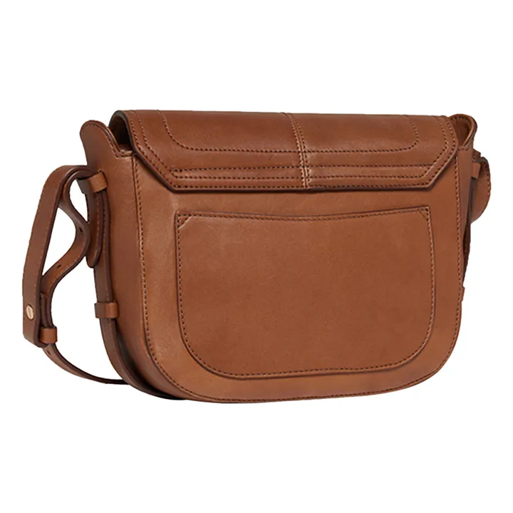 Vanessa Bruno Sac Double Rabat Othilia Cuir Nappa | Havane