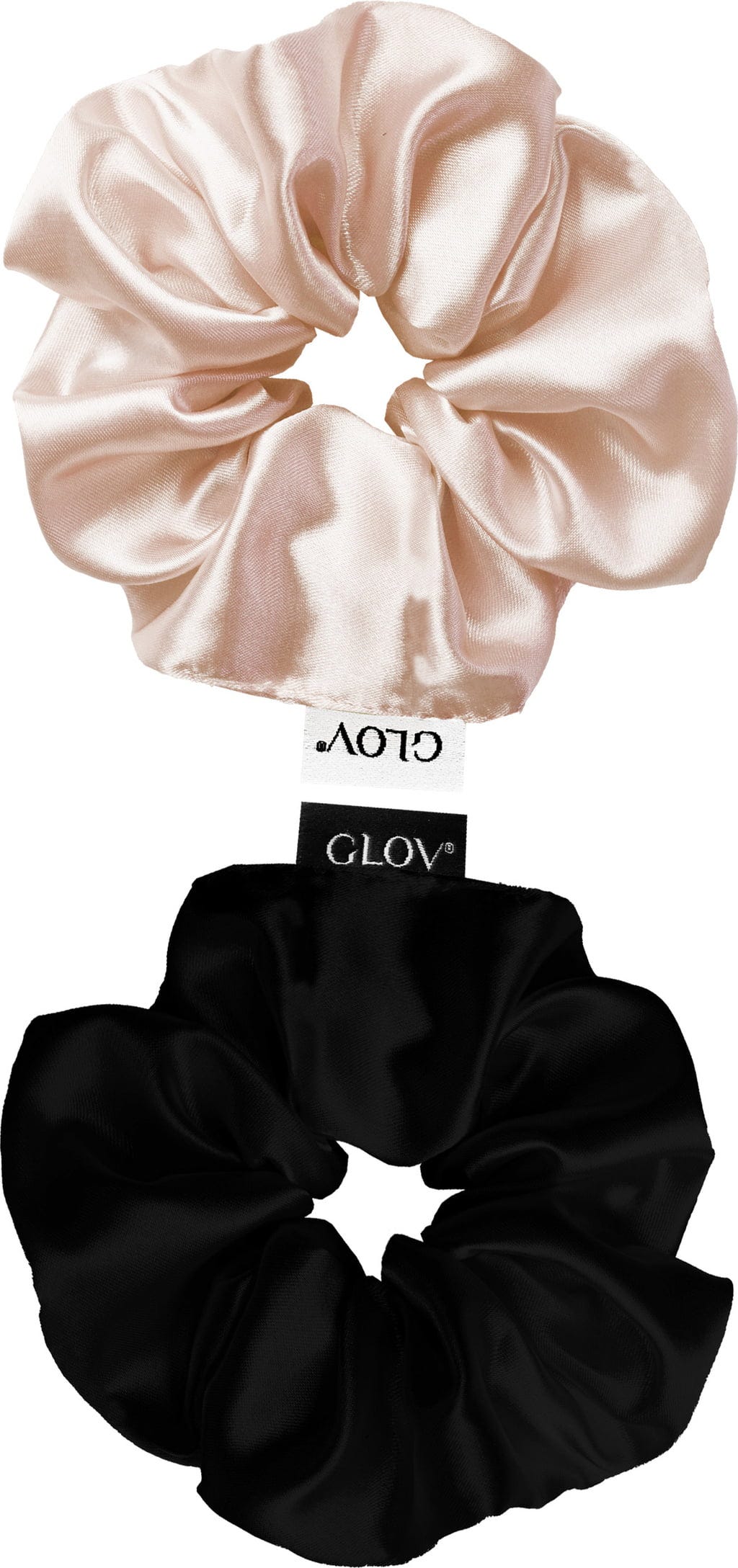 GLOV  Scrunchies 2 Pack M, Champagne/Black