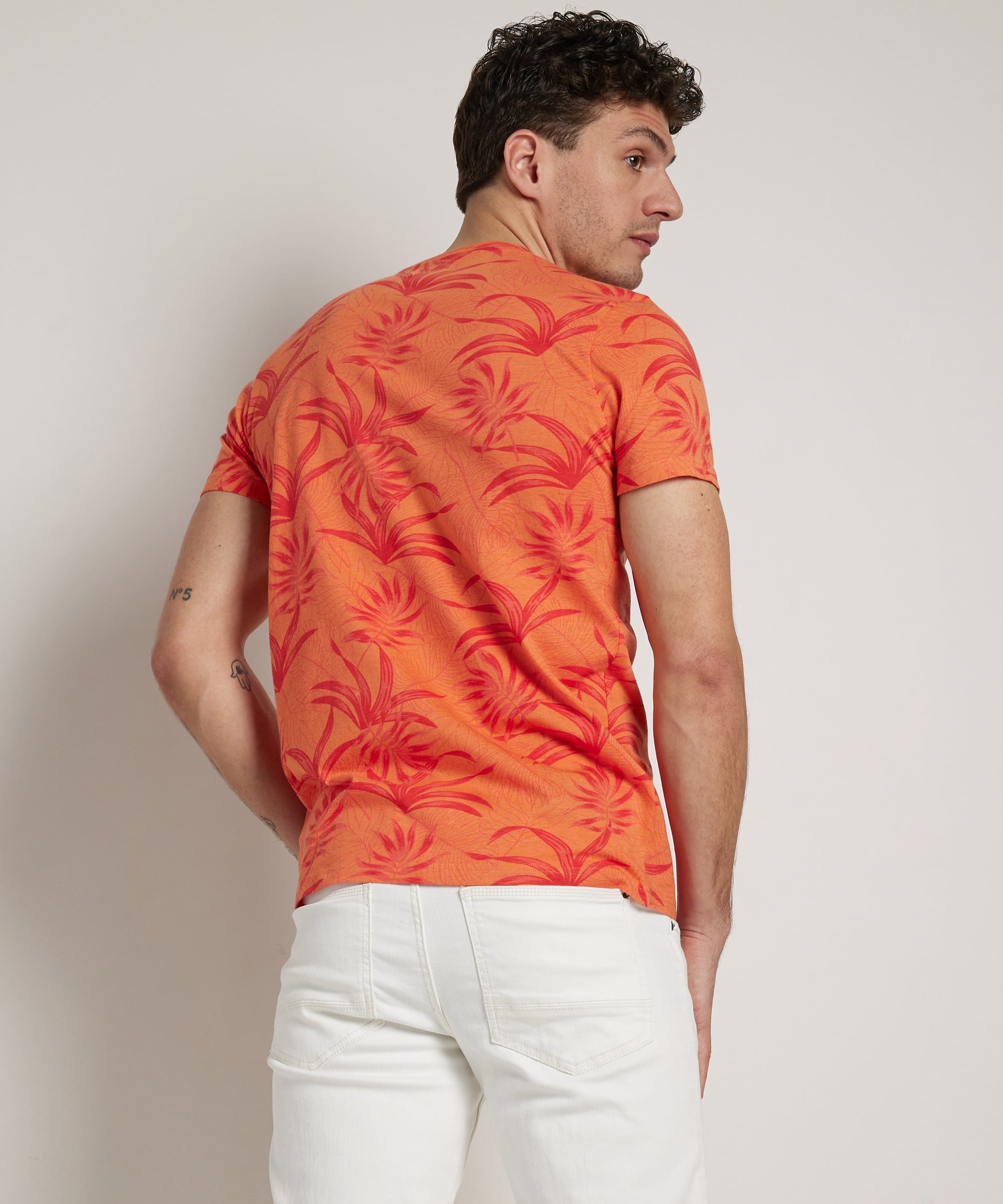 t-shirt met tekstprint