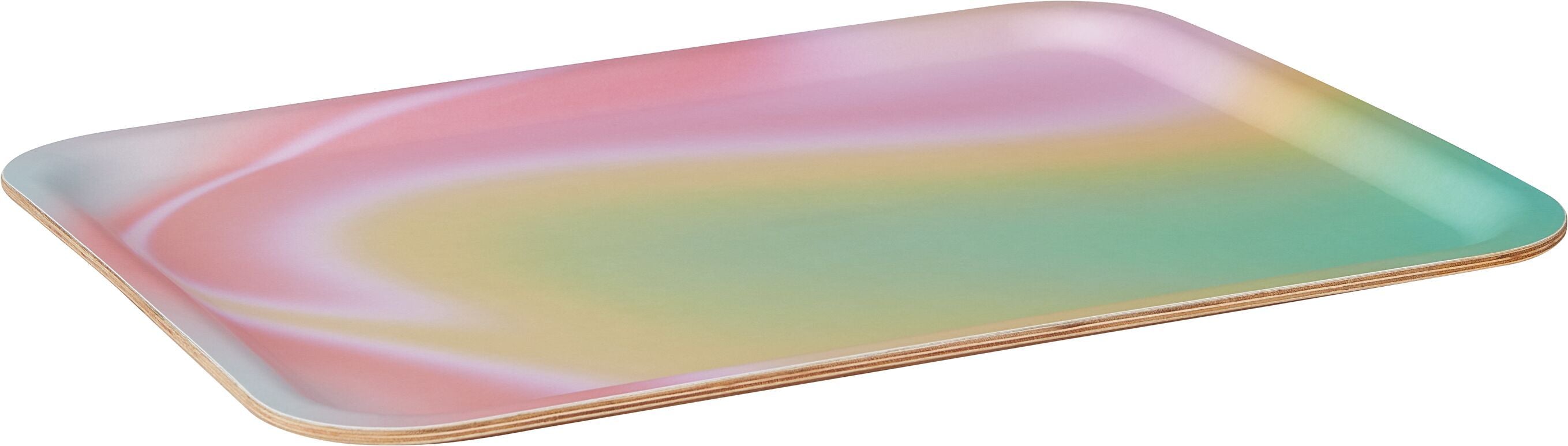 SOLE SERVIERTABLETT FADE PINK 36X28CM - Rosa / B: 36.0 cm x T: 28.0 cm x H: 1.3 cm