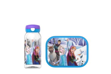Campus lunchset (drinkfles met flipdop   lunchbox) - Frozen Friends