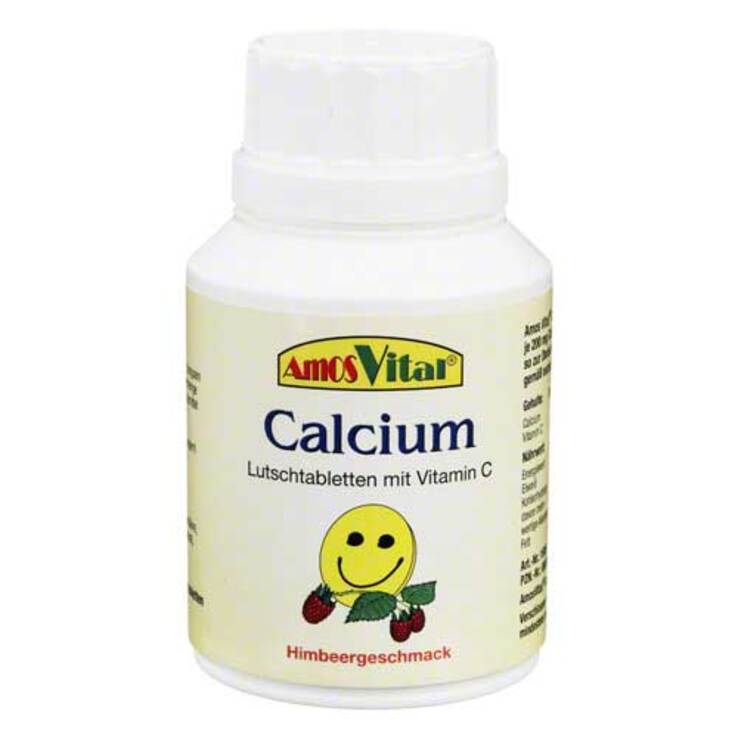 Calcium 200 mg + Vitamin C 30 mg Amosvital Lutsch., 50 St