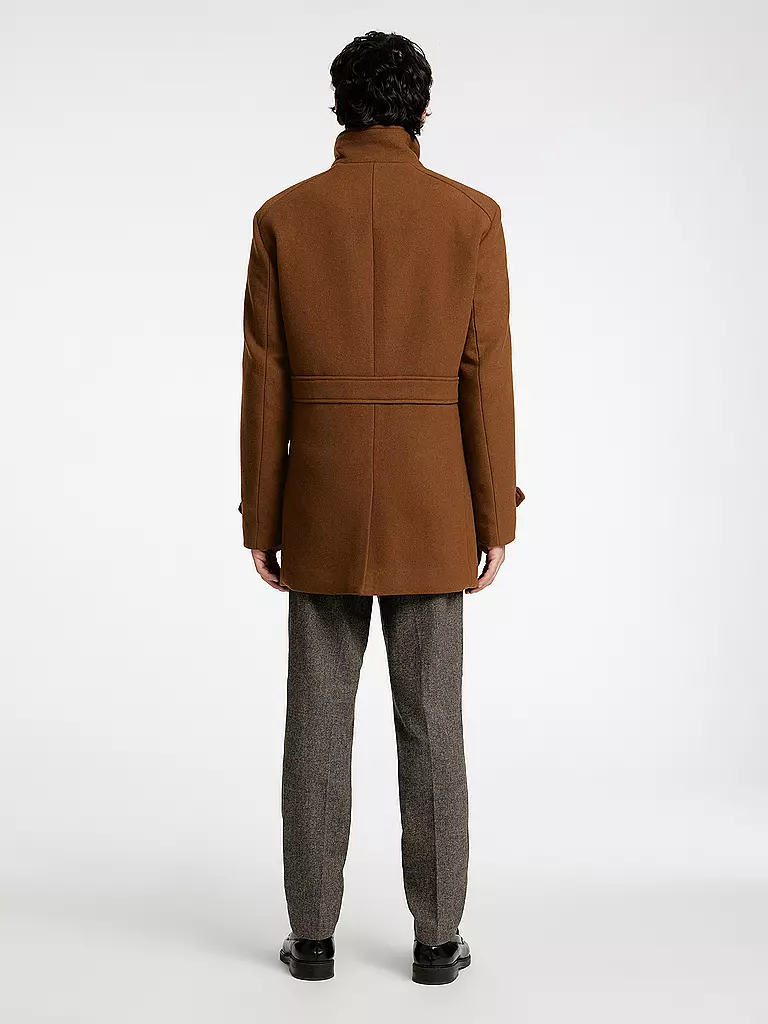 SELECTED Wollmantel SLHNEW camel